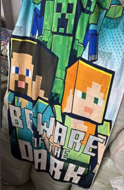 SERVIETTE - MINECRAFT (BEWARE OF THE DARK)